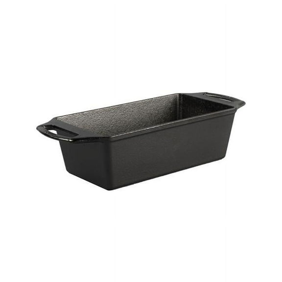 David Lodge Cast Iron Lodge Loaf Pan,12 x 2.88 in, Black