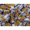 thumbnail image 6 of oneOone Rayon Orange Fabric Floral & Skull Sewing Material Print Fabric By The Yard 56 Inch Wide, 6 of 6