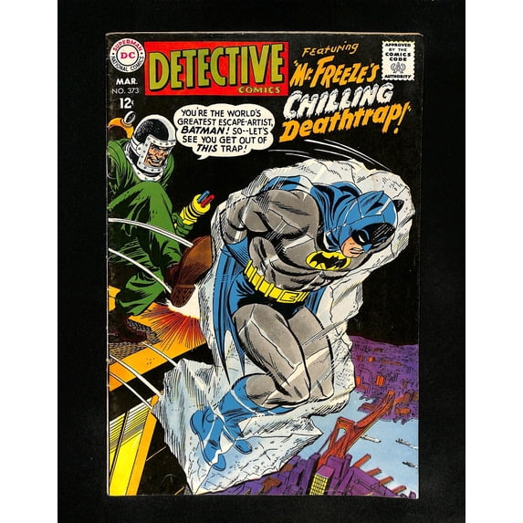 Detective Comics #373 FN- 5.5 Batman 2nd Mr. Freeze! Chic Stone Cover Comic Book