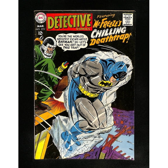 Detective Comics #373 FN- 5.5 Batman 2nd Mr. Freeze! Chic Stone Cover Comic Book