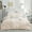 Cream, variant on IR Imperial Rooms 3 Piece Duvet Cover Set Soft Microfiber Button Closer Emerald Green Color King All-Ages
