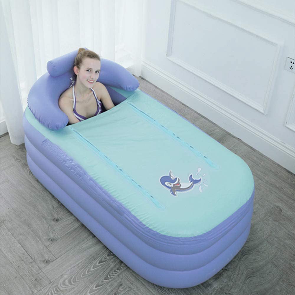 Inflatable Portable Bathtub Extra Large For Adult Free Standing Blow Up Pool Bathtub For Home