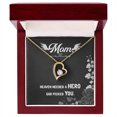 thumbnail image 1 of To Mom Remember Message Heaven Needed a Hero Forever Collier avec Carte Message, 1 of 8