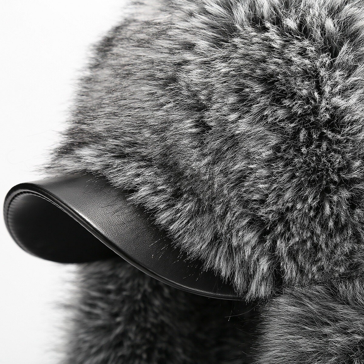 Winter Russian Trapper Hat Men Faux Fur Aviator Cap Warm Skiing Bomber Earflap