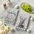 thumbnail image 5 of Sm:)e Bunny Hello Spring Easter Kitchen Dish Towels, 18 x 26 Inch Set of 2, 5 of 6