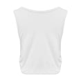thumbnail image 4 of Aihuaihua Side Armhole Tank Tops for Women, Workout Sport Athletic Yoga Running Gym Loose Crop Sleeveless Shirts White XXL, 4 of 6