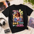 thumbnail image 6 of Retro 90s R&B Music Graphic T-Shirt, Unisex Classic Fit Cotton Tee, 6 of 9