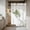 Green, variant on Sage Green Flower No Hook Shower Curtain Waterproof, Bathroom Curtains with Snap in Liners and See Through Top Window, Watercolor Gradient Retro Floral Hotel Style Bathtub Curtains Shower 48"Wx72"L