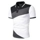 thumbnail image 1 of Camiseta de manga corta de negocios con solapa informal a la moda para hombre Pompotops oipoqjl24647, 1 of 3