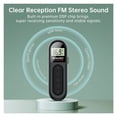 thumbnail image 5 of Mini Portable FM Radio Rechargeable FM Radio with Clip-Suitable for Meetings,Tours with Earphones, 5 of 5