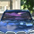 thumbnail image 4 of Yayeee Car Windshield Sun Shade Universal Fit Front Visor Protector, Purple Street, 4 of 8