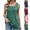 Green, variant on GERsome Womens Tank Tops Sleeveless Pleated Square Neck T Shirts Casual Loose Fit Solid Color Basic Tee Dressy Work Cami Blouse S-3XL