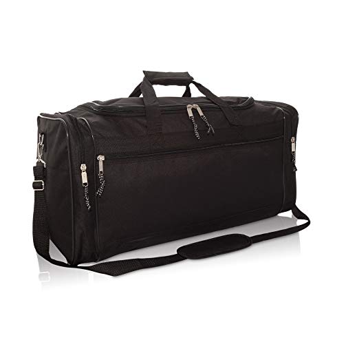 Lot De 2 Sacs De Voyage Duffle - 21 Pouces, Bleu, Matelassés, Léger Et Imperméable