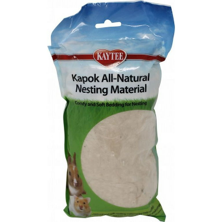 KAYTEE KAPOK ALL NATURAL NESTING MATERIAL (1 OZ, WHITE) KAYTEE KAPOK ALL NATURAL NESTING MATERIAL (1 OZ, WHITE)