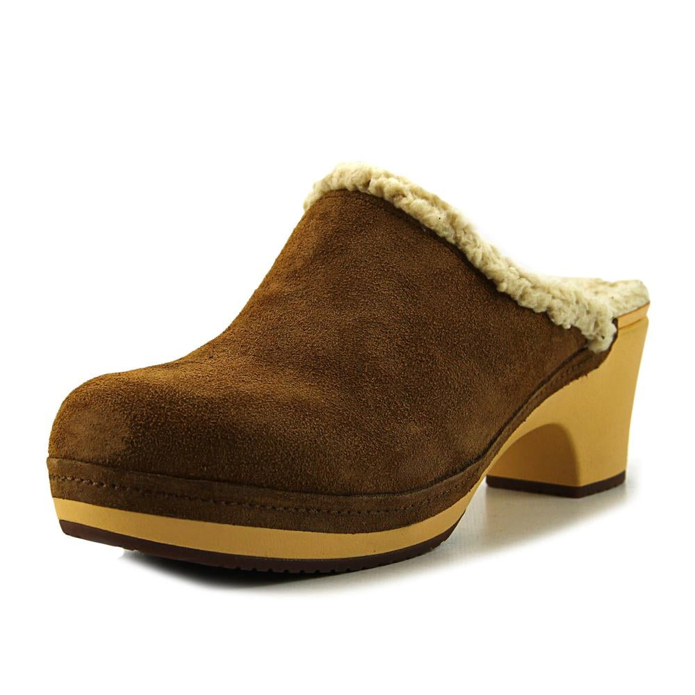 suede crocs clogs