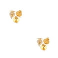 thumbnail image 4 of ZheElen Earring Stud Base Multi Stainless Handmade Popular Ear Pins Setting Daily DIY Jewelry Making Tool Beach Supplies Gold 12mm 2Set, 4 of 6