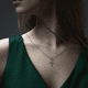 thumbnail image 2 of Collar De Cruz De Tubo De Oro De 10k, 2 of 8