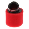 thumbnail image 4 of Cápsula de filtro de aire de espuma de alto flujo en ángulo de 48 mm Quad Dirt Bike Red kusrkot Filtro de aire de doble capa, 4 of 8