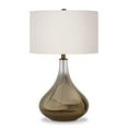 thumbnail image 2 of Evelyn&Zoe 25" Traditional Glass Table Lamp with White Drum Linen Shade, 2 of 6