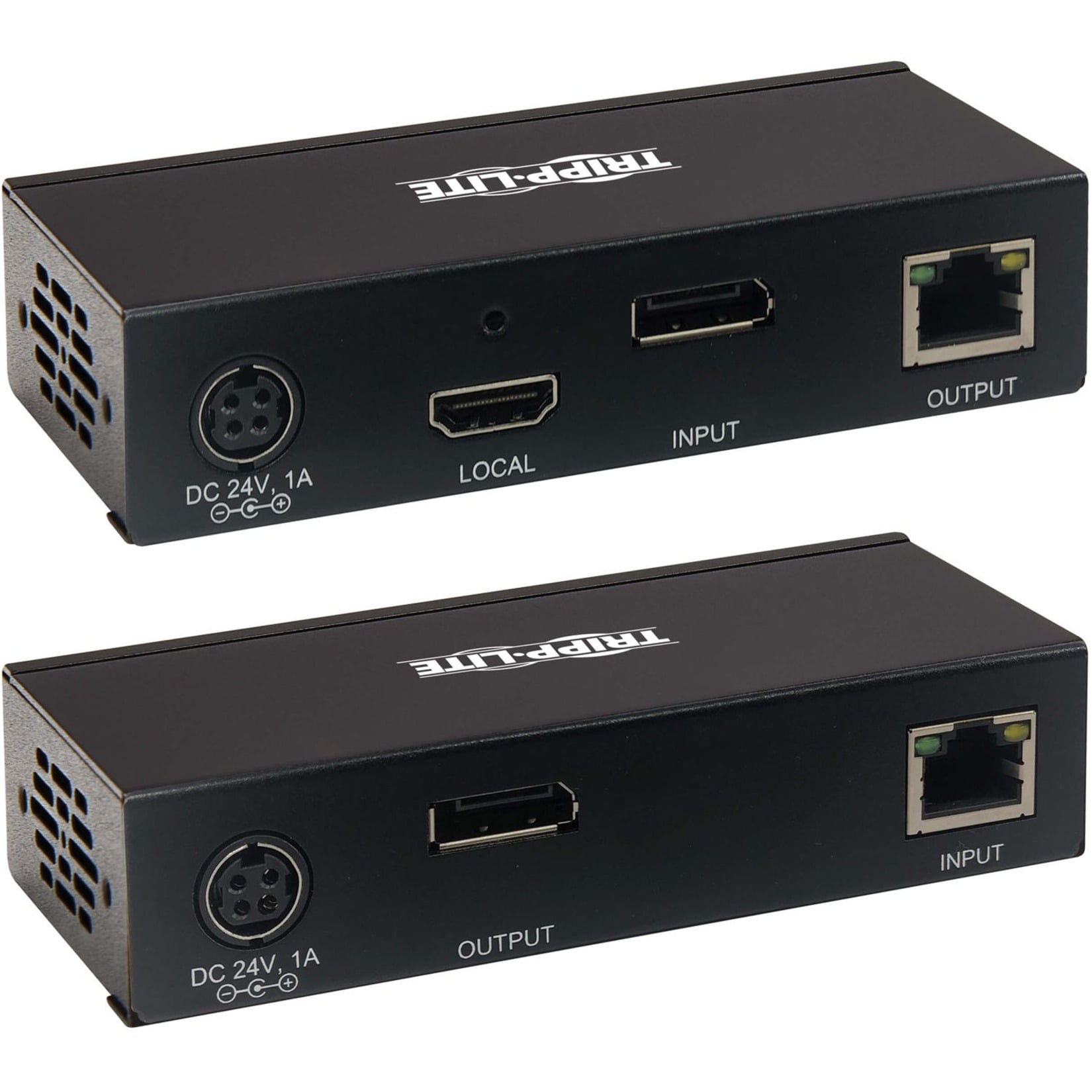 Tripp Lite DisplayPort Over Cat6 Extender Kit KVM Support USB 4K PoC TAA