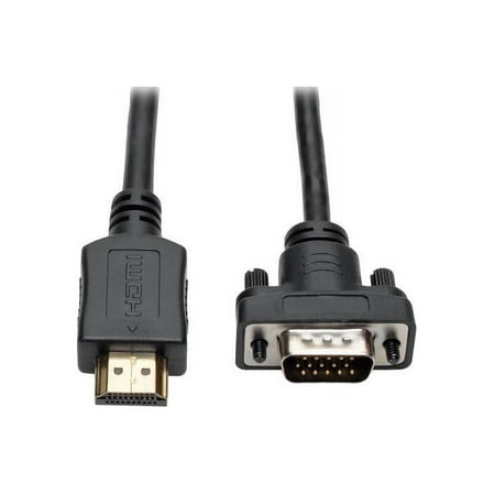 UPC: 0037332201102 | Tripp Lite HDMI to VGA Active Adapter Cable Low Profile HD15 M/M 1080p 10ft