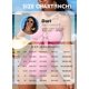 thumbnail image 3 of Conjunto de bikini de talle alto con textura floral para mujer Herseas, talla XL, 3 of 3