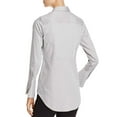 thumbnail image 2 of Foxcroft Women’s Patrice Button Down Tops, Gray, 6 AV/MD/RG, 2 of 4