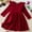 Red 1, variant on Cethrio Kids Girls Casual Dresses, Party Knit Cotton Long Sleeve Fall Princess Dress Brown Size 7-8 T