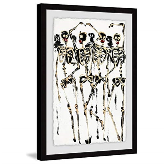 Skeleton Crew Framed Painting Print