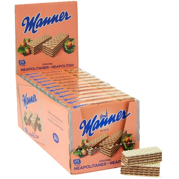 Manner Original Neapolitaner Wafers YPF5 75 g (Pack of 12)