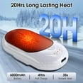 thumbnail image 3 of Hand Warmers Rechargeable 2 Pack,AI 6000mAh Rechargeable Hand Warmer,20Hrs Long Heating Electric Hand Warmer,Portable Pocket Heater,Gifts for Christmas,Golf,Camping,Hunting, 3 of 12