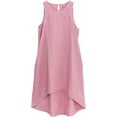 thumbnail image 3 of Amazhiyu Women’s 100% Linen High Low Midi Dress with Pockets for Summer Casual Flowy Dresses, 3 of 7