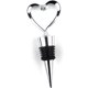 thumbnail image 3 of 3 tapones para botellas de vino y bebidas con diseño de amor de acero inoxidable en forma de corazón. Ormromra WRQX-477-2, 3 of 4