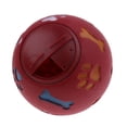 thumbnail image 1 of Bola de comida para perros Yuyangstore juguete para masticar dispensador de actividades L rojo, 1 of 8