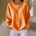 thumbnail image 2 of Yxbdin Comfortable Waffle Fall Clothes for Women Plus Size Long Sleeve Shirts Casual Crew Neck Tshirts Suitable Fashion Clothing Daily Wear, 2 of 7