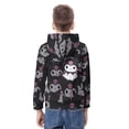 thumbnail image 2 of Kuromi And My Melody Hoodie 3D Print Pullover Hooded Long Sleeve Sweatshirts Tops Blouse with Pocket for Boys Girls L, 2 of 6