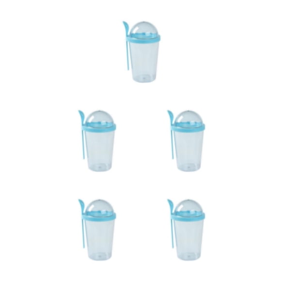 Inteprter Taza de ensalada Taza para beber Botella de yogur Mano de obra fina Desayuno Regalo dulce Conveniencia Mantener frío Caliente Scoop Type2 NO2
