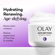 Olay Age Defying Classic Night Cream, Face Moisturizer 3.4 Oz