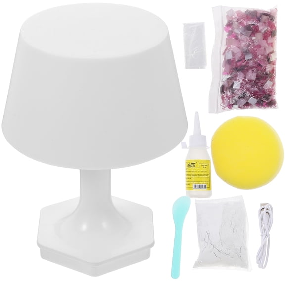 MUSEYA 1 Set DIY Table Lamp Kit Children Handmade Table Lamp Material Kit