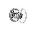 thumbnail image 3 of Grandeur Newpro_Prv_234 Newport Solid Brass Rose Privacy Door Knob Set - Nickel, 3 of 7
