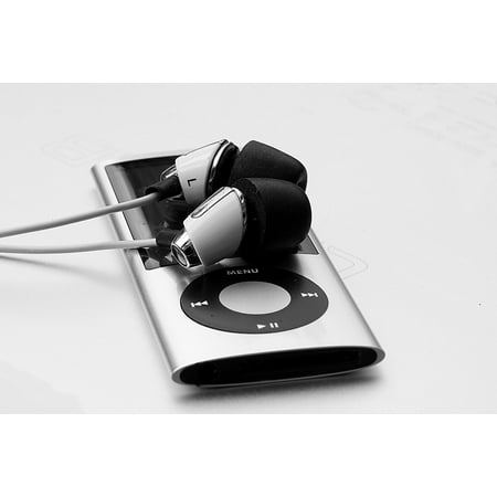 Act Headphones - Framed Art for Your Wall Nano iPod Nano iPod Mp3 Headphones Music 10x13 Frame