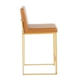 thumbnail image 5 of LumiSource Fuji High Back 26" Fixed-Height Barstool - Set of 2, 5 of 6