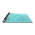 thumbnail image 2 of Ahgly Company Indoor Square Oriental Light Blue Traditional Area Rugs, 6' Square, 2 of 4