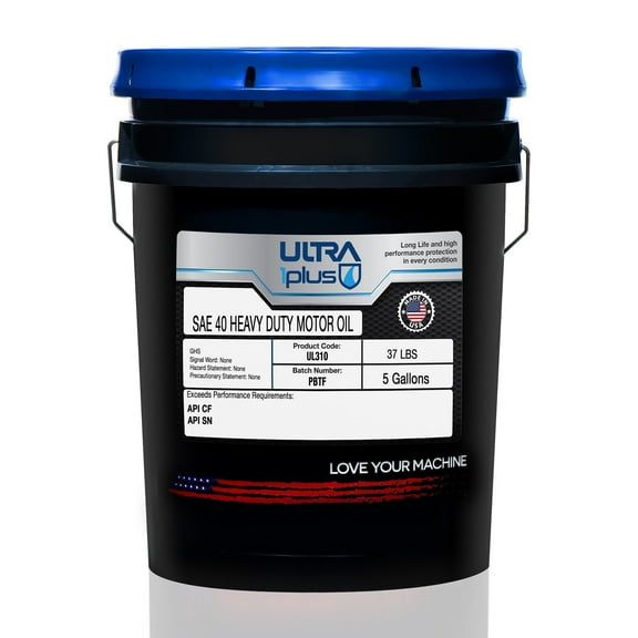 Ultra1Plus Ultra1Plus Conventional Heavy-Duty Motor Oil SAE 40, 5 Gallon Pail