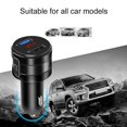 thumbnail image 2 of Transmisor Fm para coche con Bluetooth, cargador USB Dual, adaptador auxiliar, carga rápida manos libres, 2 of 4