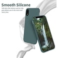 thumbnail image 3 of BDKWID-Compatible with iPhone X/XS Case,Ultra Slim Fit Liquid Silicone Gel Cover with Full Body Protection Anti-Scratch Shockproof Case (White Stone), 3 of 4