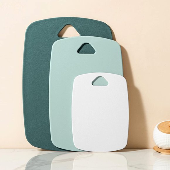 Ensemble de 3 Planches à Découper en Plastique, Planches à Découper pour la Cuisine, Planches à Hacher Épaisses pour Viande, Légumes,