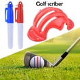 thumbnail image 1 of Pelota de golf Line Liner Marker Pen Plantilla Alineación Marcas Ayudas Herramientas (Rojo), 1 of 5