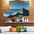 thumbnail image 3 of Man Looking from Mountain - Landscape Canvas Art Print, 3 of 4