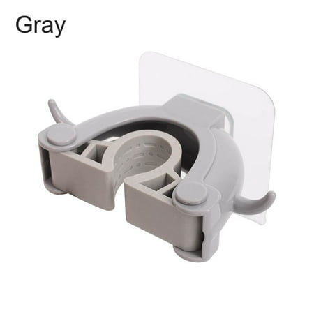 

Dual Wall Mop Handlebar Holder Rack Space Saving Brush Broom Organizer Hanger Hook Waterproof Kitchen Bathroom